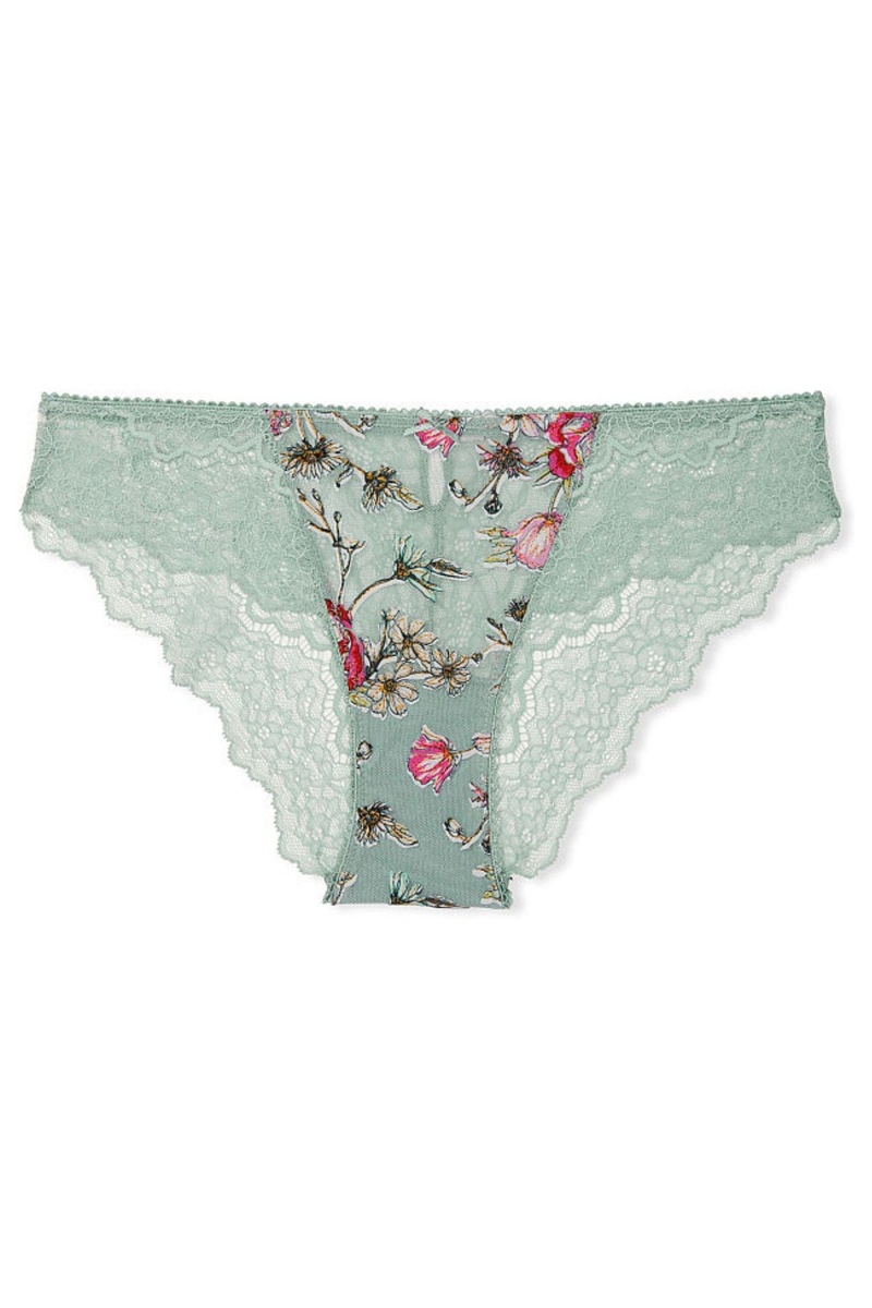 Victoria's Secret Dream Angels Embroidered Cheeky Knickers Grün | 138560HXZ