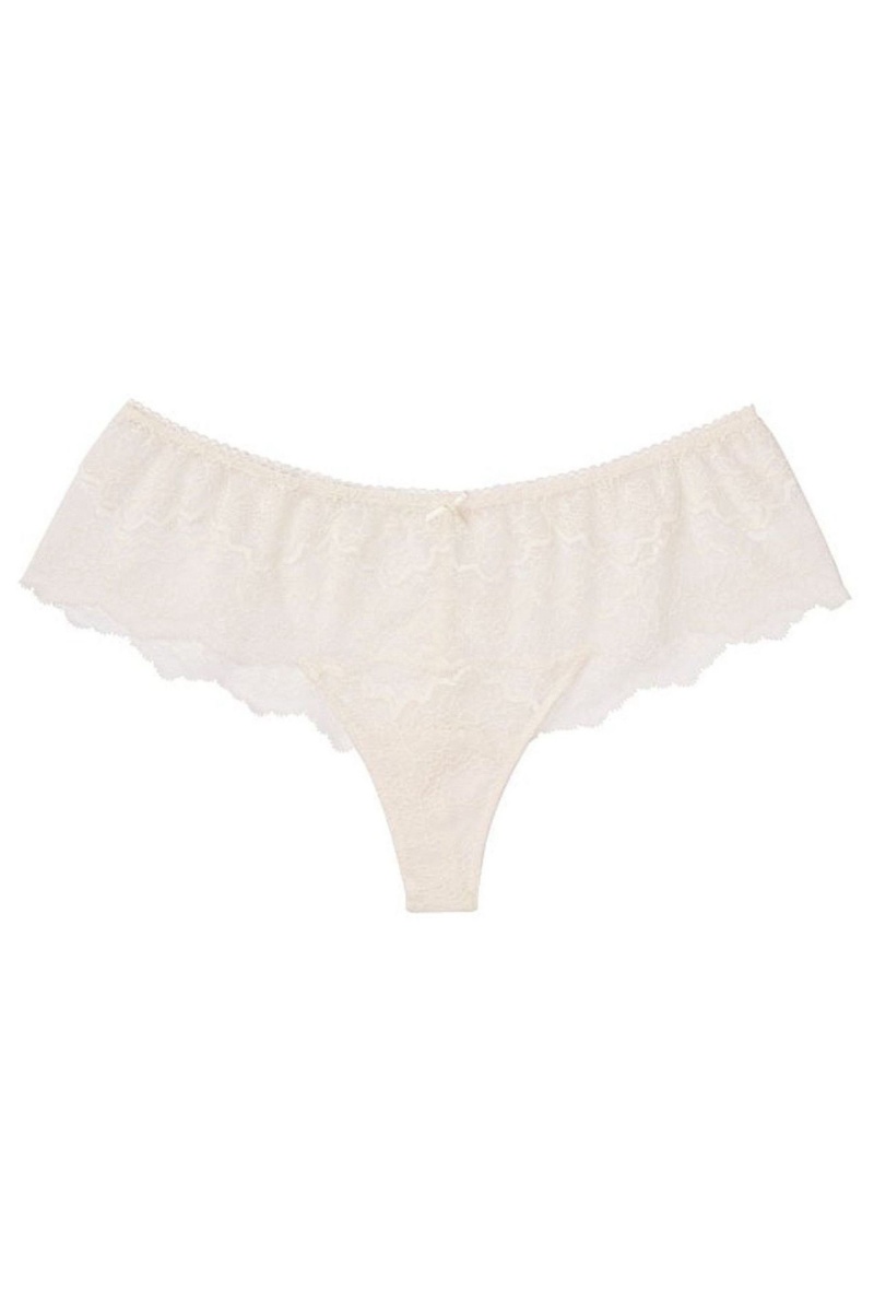 Victoria's Secret Dream Angels Spitze Hipster Tanga Knickers Weiß | 985264EJP