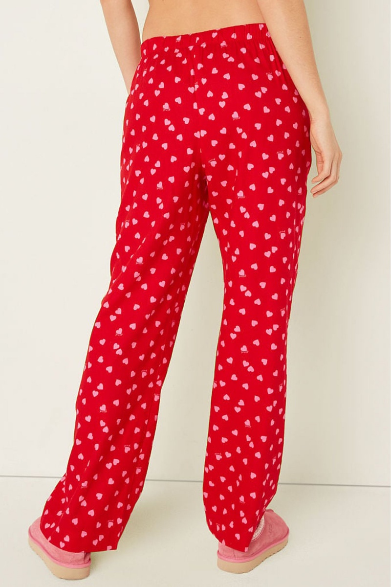 Victoria's Secret Flannel Pyjama Bottoms Rosa | 128576XME