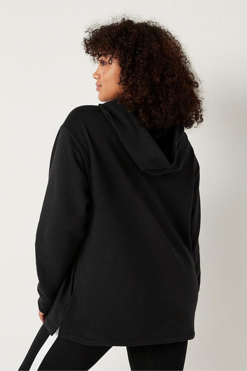 Victoria's Secret Fleece Campus Hoodie Schwarz | 891234PTW