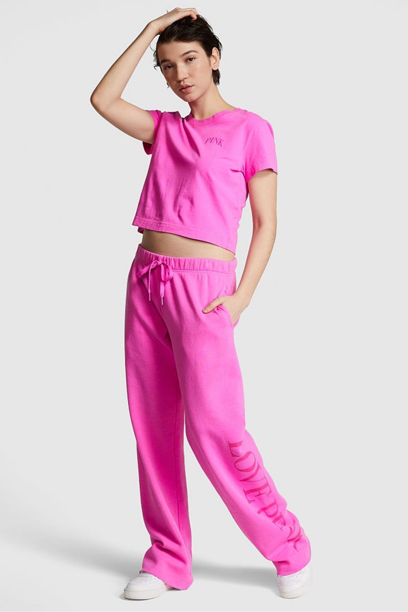 Victoria's Secret Fleece Jogger Rosa | 065941MBS