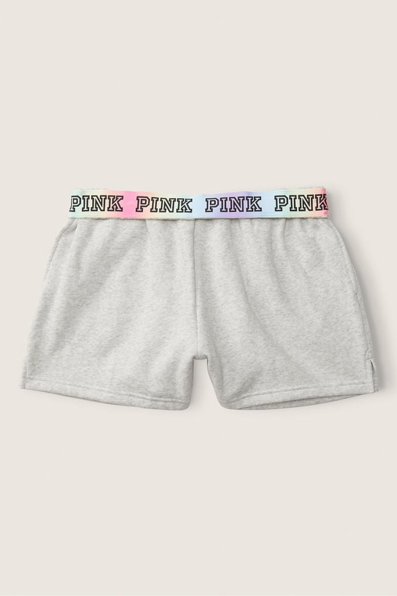 Victoria's Secret Foldover Sweat Shorts Grau | 610397QGO