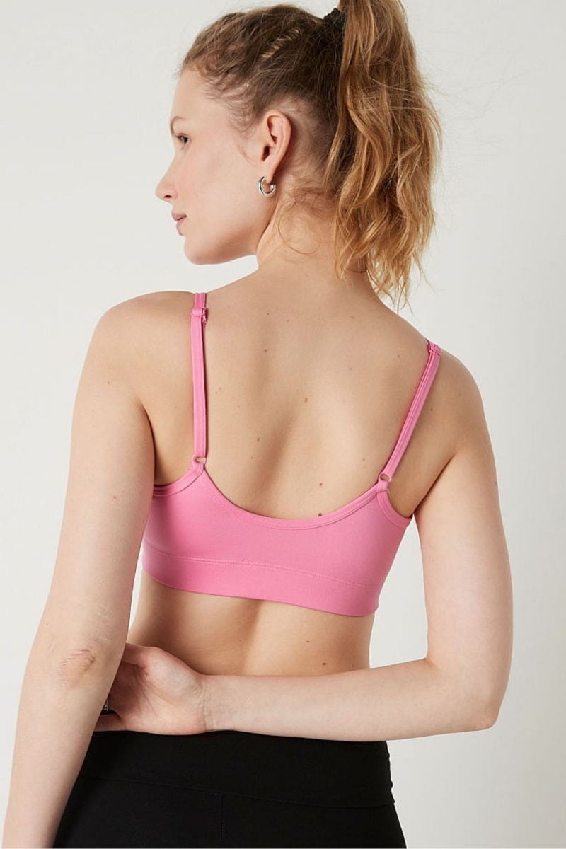 Victoria's Secret Lightly Gefütterte Scoop Sports Bra Rosa | 490871FTY