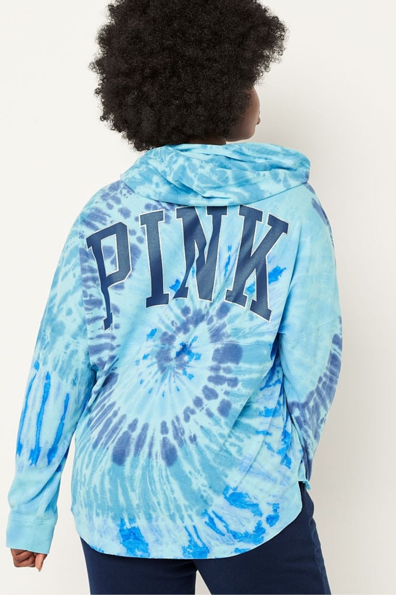 Victoria's Secret Long Sleeve Hoodie Hellblau | 948701HFV