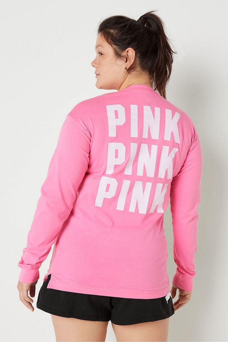 Victoria's Secret Long Sleeve T-Shirt Grün | 890741TJF