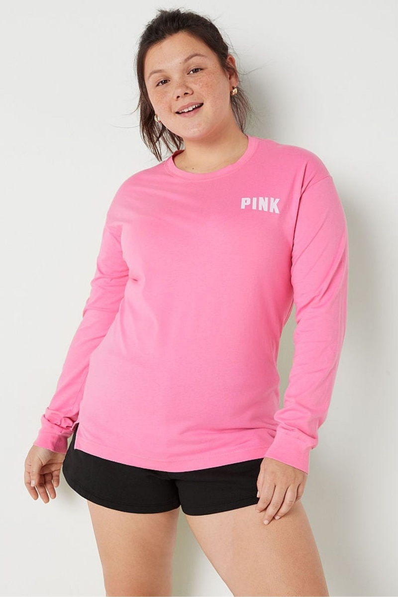 Victoria\'s Secret Long Sleeve T-Shirt Grün | 890741TJF