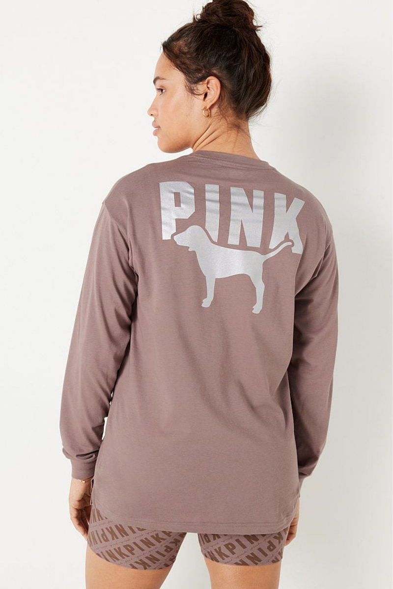 Victoria's Secret Long Sleeve T-Shirt Grün | 375108HLR