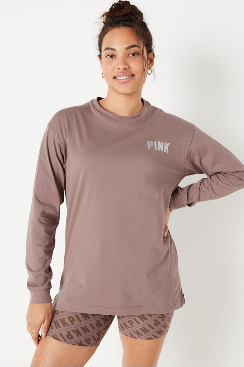 Victoria\'s Secret Long Sleeve T-Shirt Grün | 375108HLR