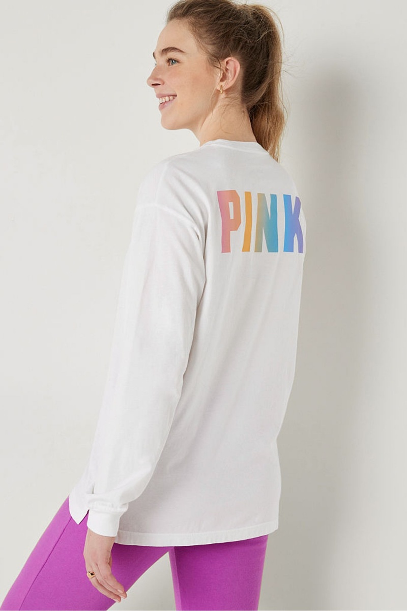 Victoria's Secret Long Sleeve T-Shirt Grün | 083245XJS