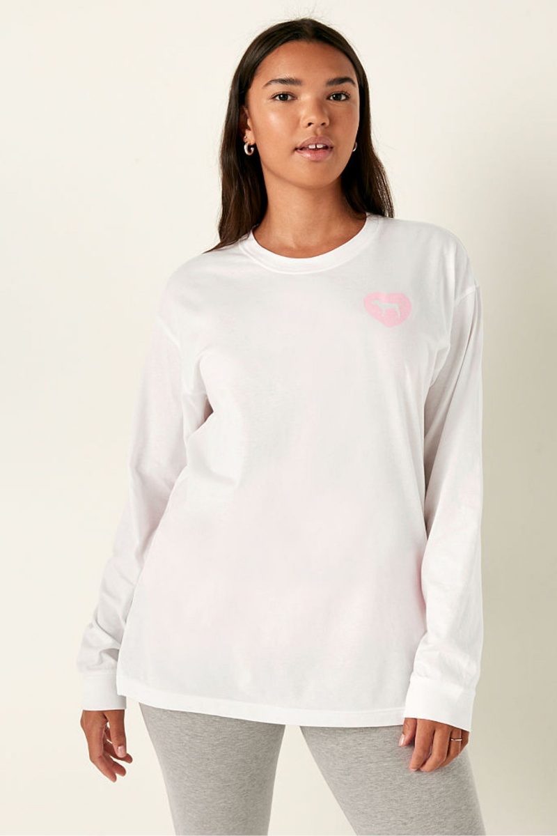 Victoria\'s Secret Long Sleeve T-Shirt Grün | 289345LDS