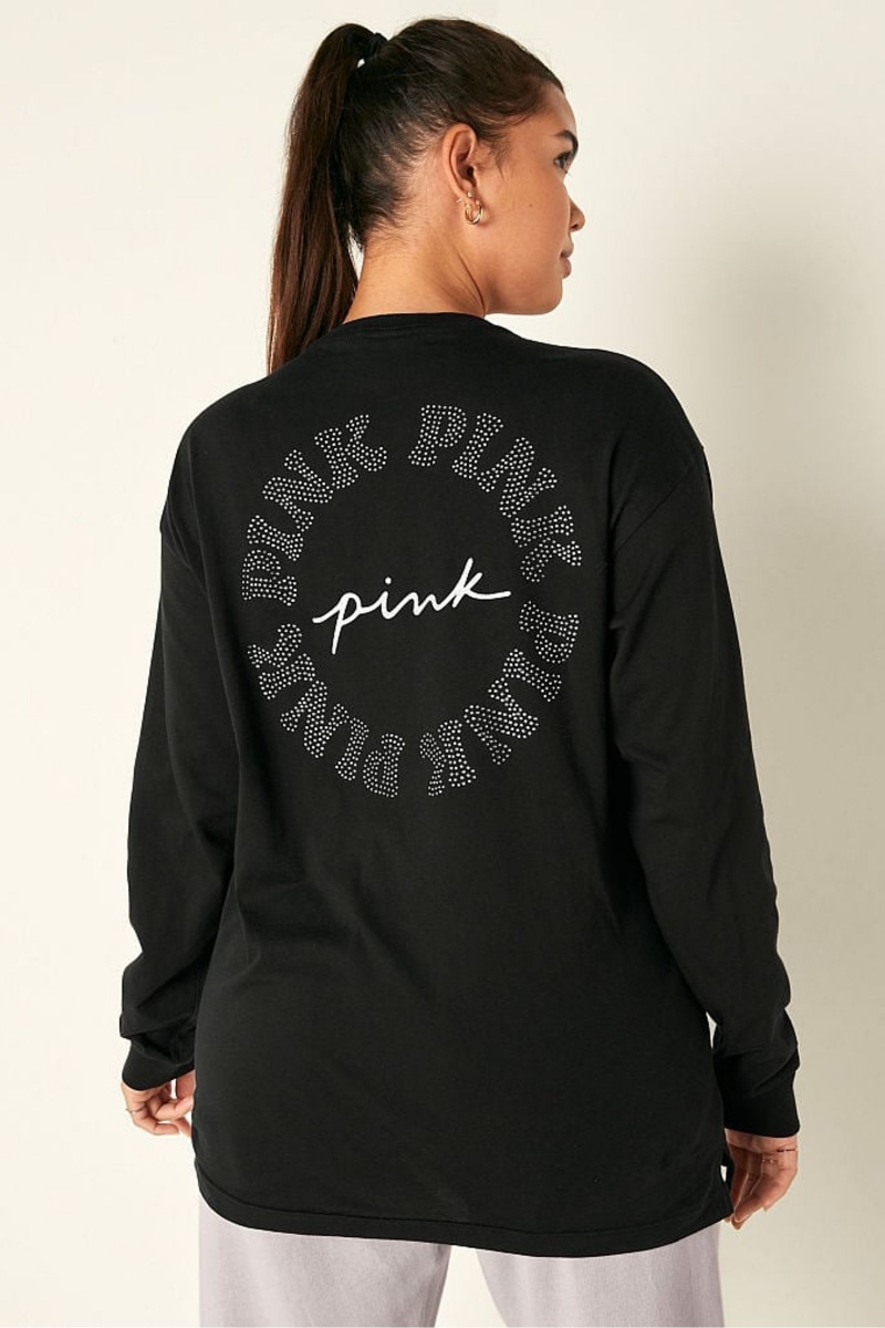 Victoria's Secret Long Sleeve T-Shirt Lila | 427903VQJ