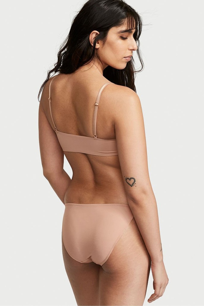 Victoria's Secret Love Cloud Smooth Bikini Knickers Sweet Nougat Nude | 069315UOL