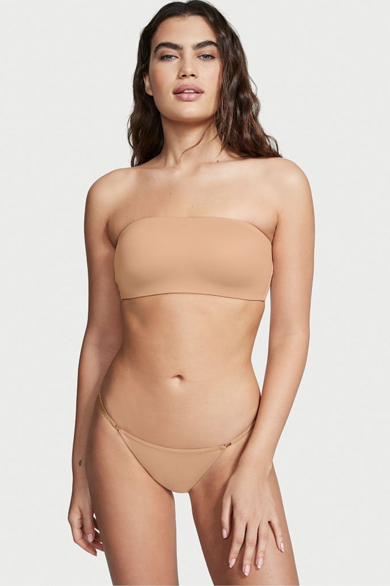 Victoria's Secret Love Cloud Smooth Bikini Knickers Sweet Nougat Nude | 069315UOL