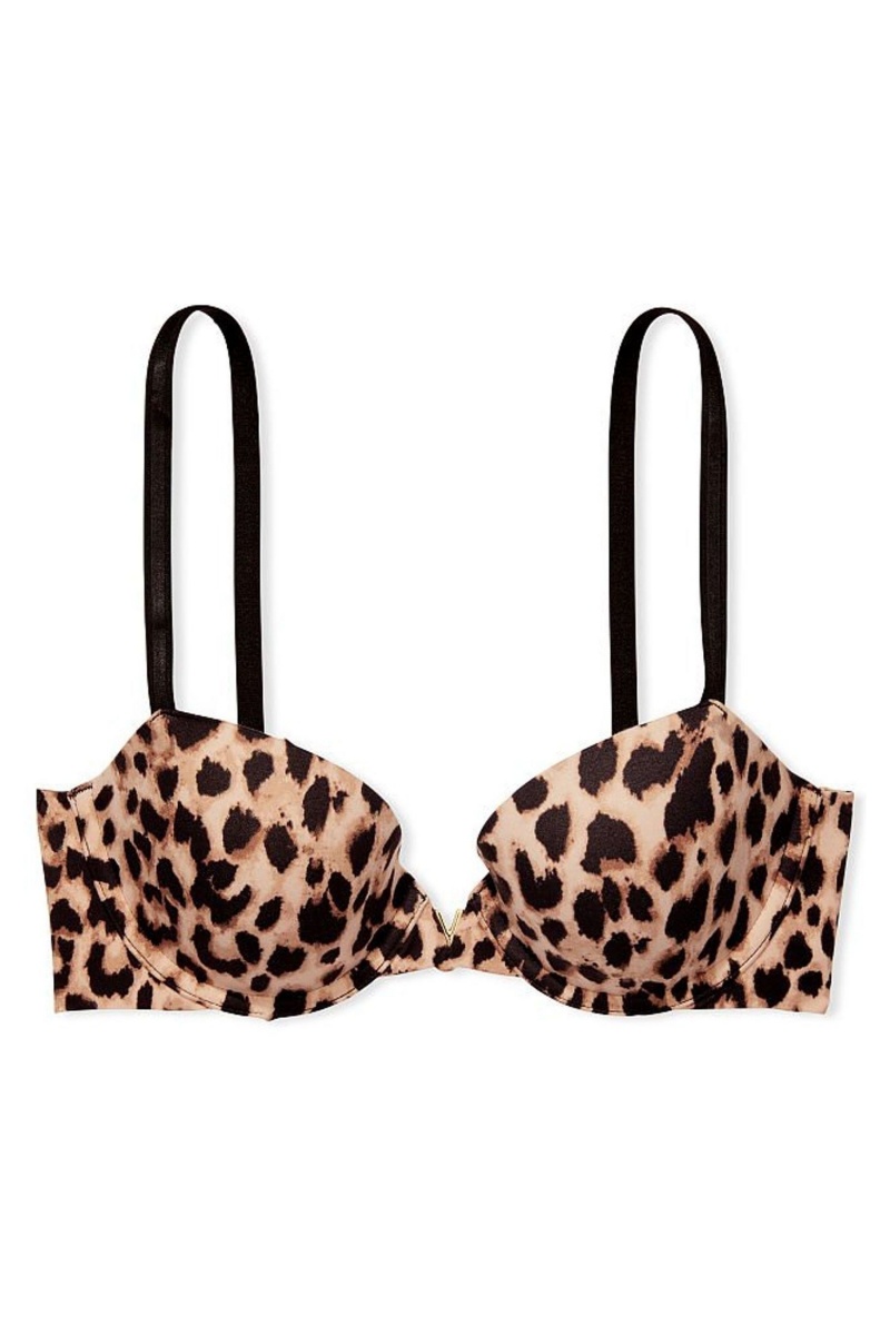 Victoria's Secret Love Cloud Smooth Bra Braun Leopard | 825109EYV