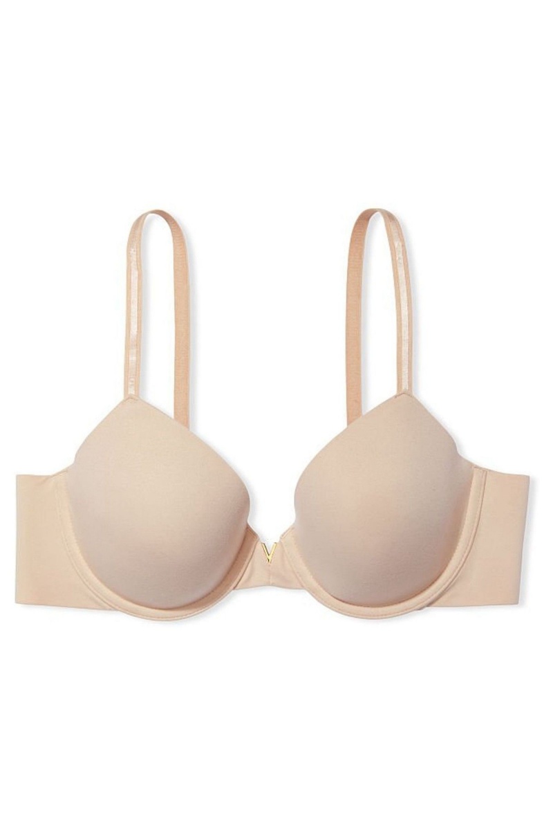 Victoria's Secret Love Cloud Smooth Bra Champagne Nude | 850473CJU