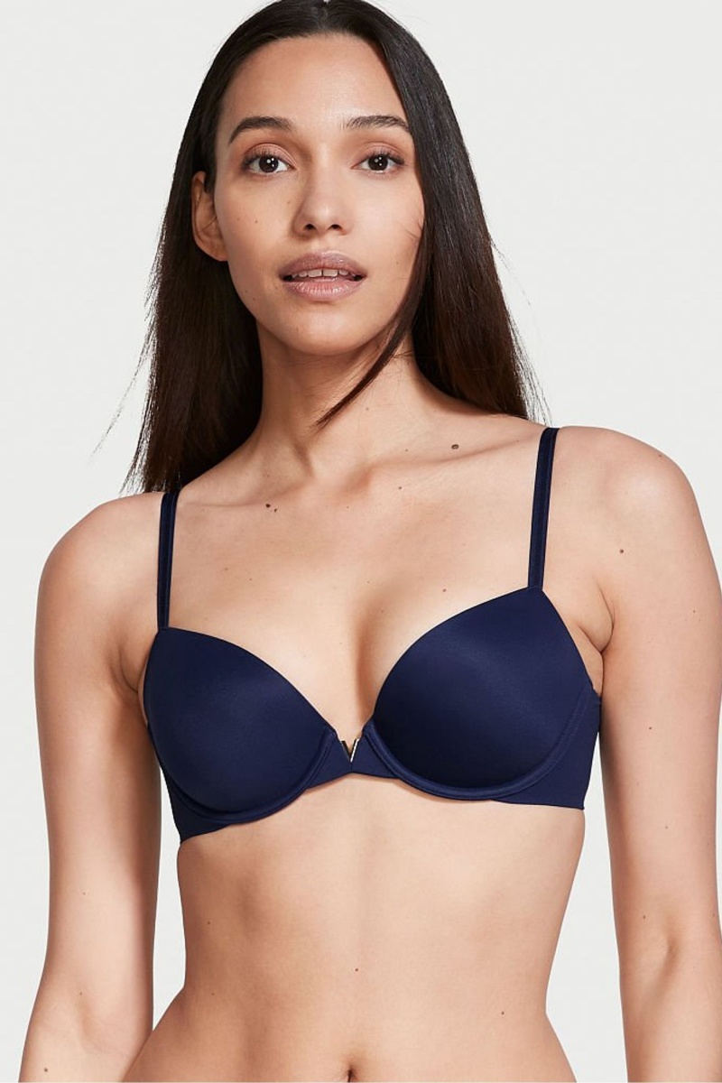 Victoria\'s Secret Love Cloud Smooth Bra Navy | 752013TWG