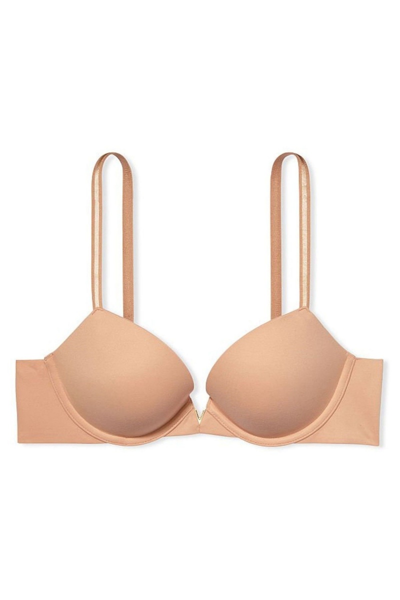 Victoria's Secret Love Cloud Smooth Bra Sweet Nougat Nude | 984163QLZ