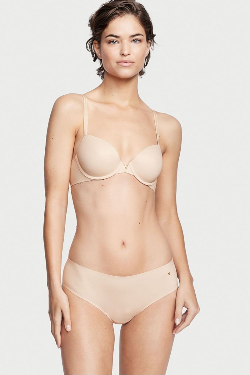 Victoria's Secret Love Cloud Smooth Hipster Knickers Champagne Nude | 837965DJX