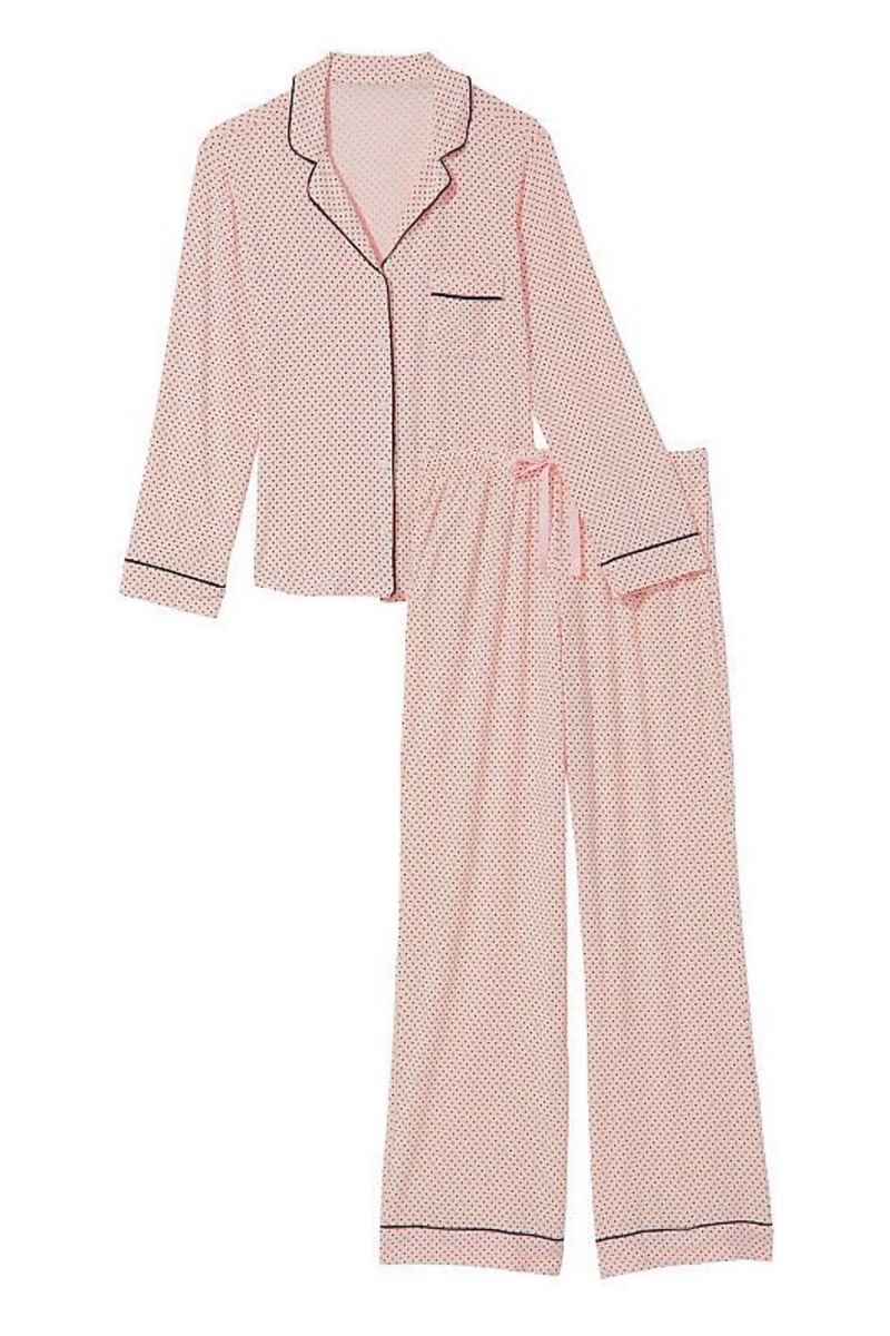 Victoria's Secret Modal Long Pyjamas Rosa | 268945DUM