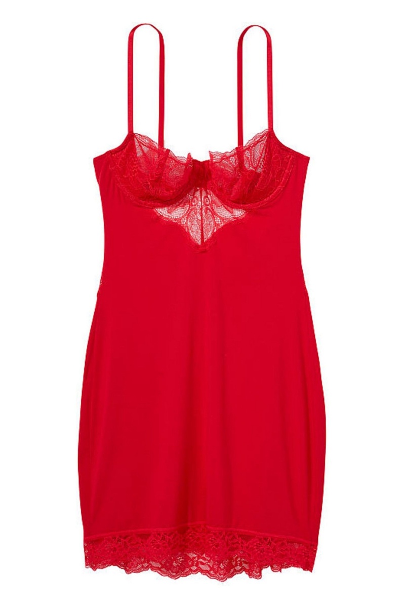 Victoria's Secret Modal Spitze Mini Slip Rot | 453186ZVY