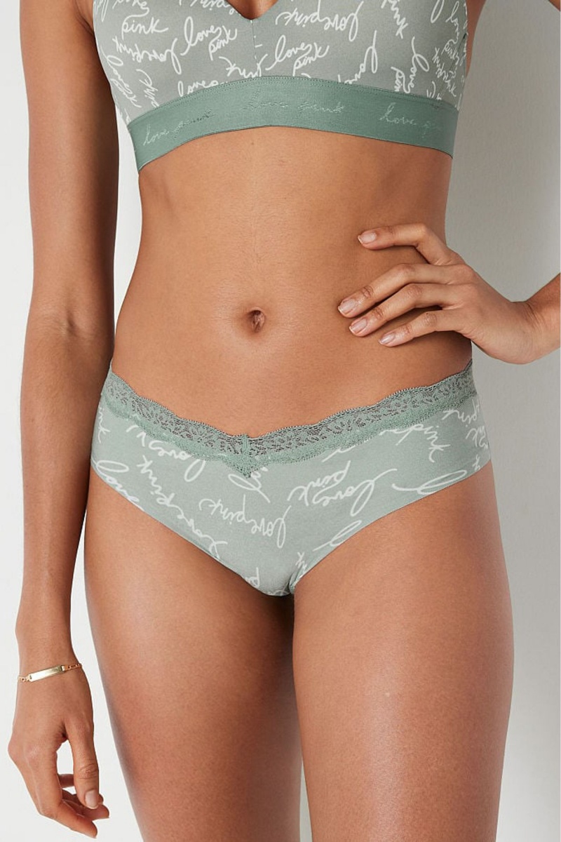 Victoria\'s Secret No-Show No Show Cheeky Knickers Grün | 671849KAB