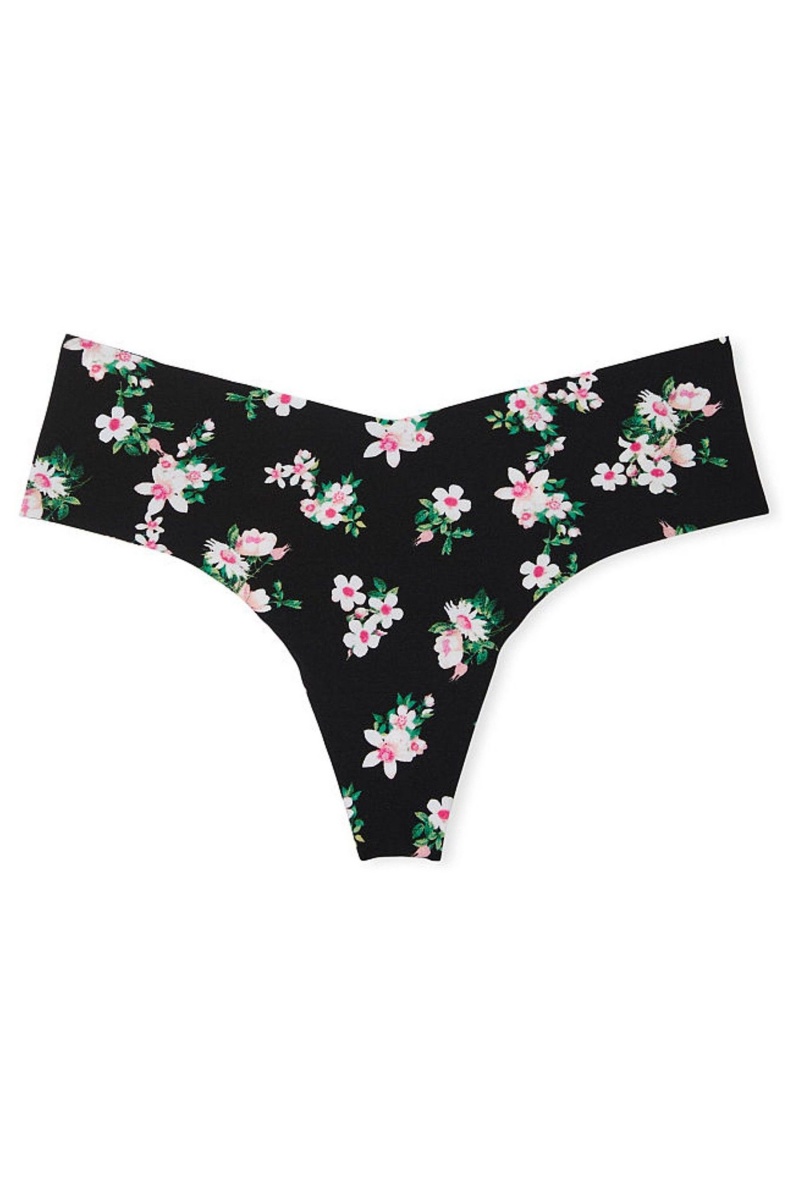 Victoria's Secret No-Show No Show Tanga Knickers Schwarz | 291573HVZ