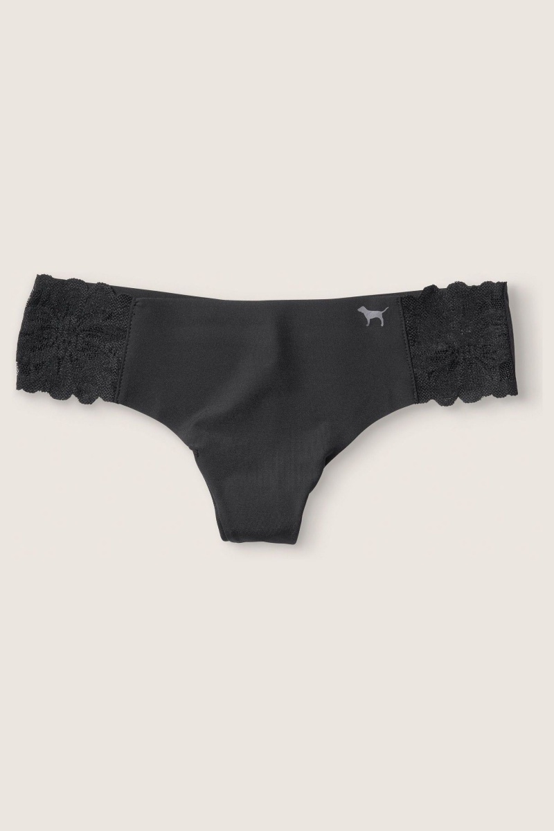 Victoria\'s Secret No-Show No Show Tanga Knickers Schwarz | 987356BWG