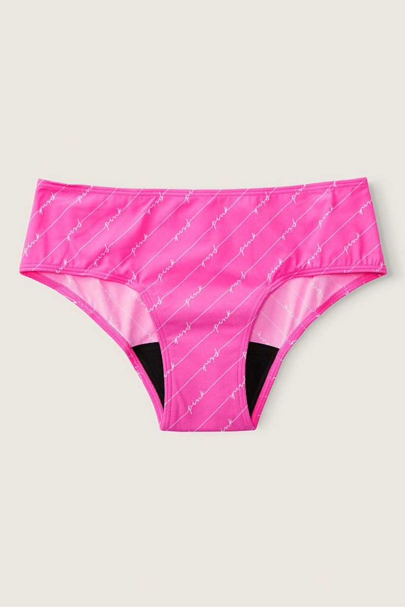 Victoria's Secret Period Pants Period Hipster Knickers Rosa Rosa | 032871FYT