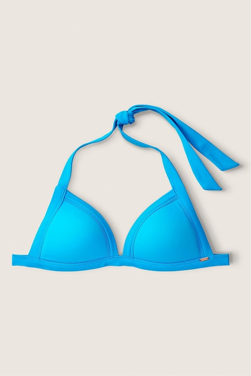 Victoria's Secret Push Up Triangle Bikini Top Bright Marine | 326750MUR