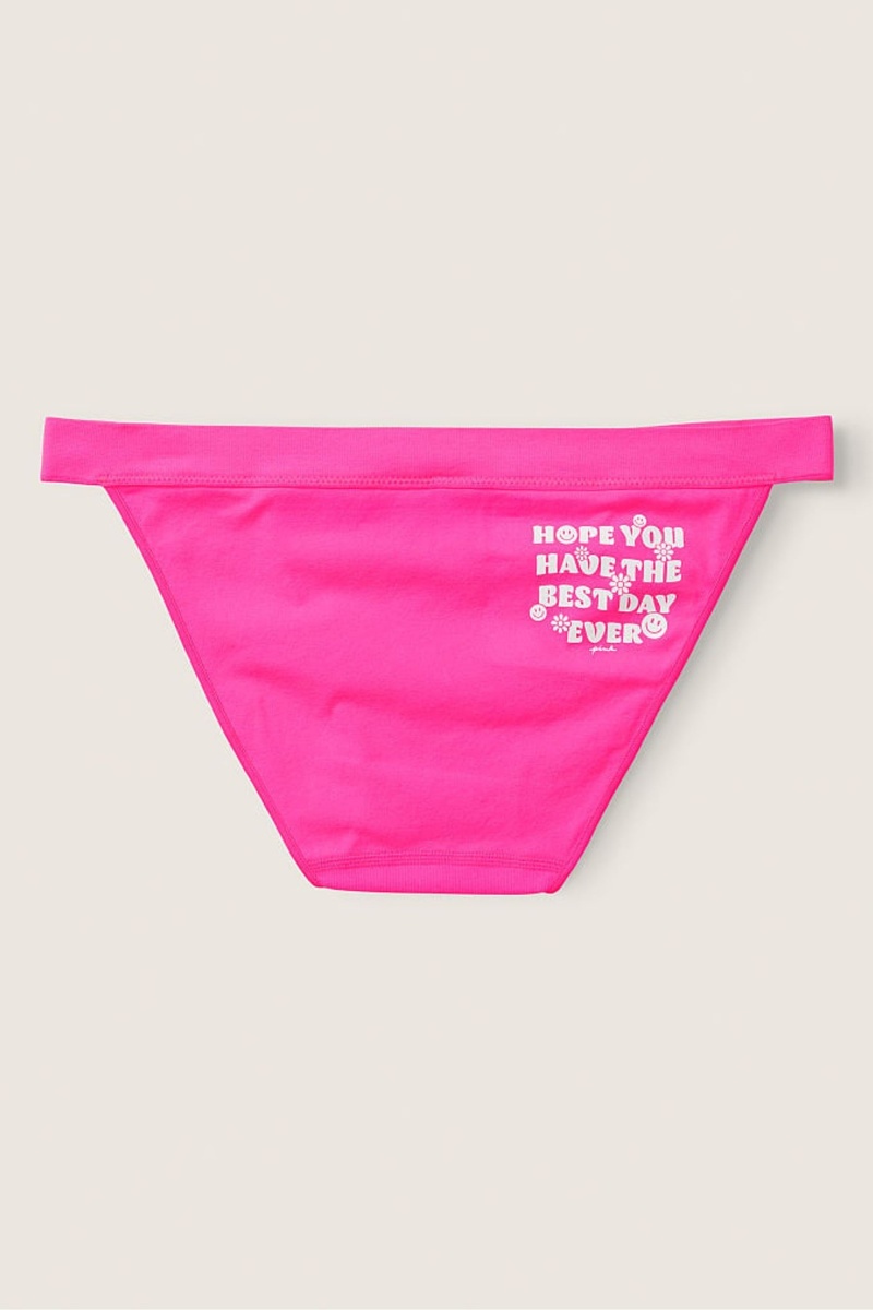 Victoria's Secret Seamless Bikini Panty Rosa | 062958SNC