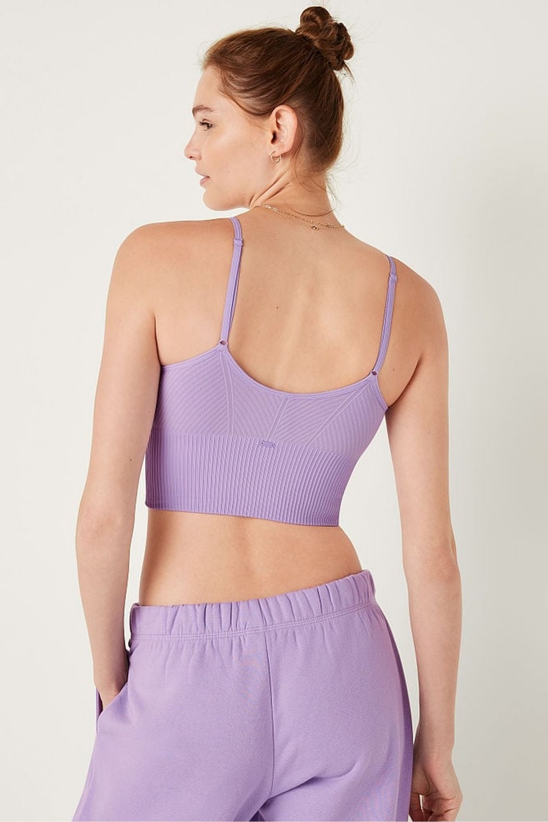 Victoria's Secret Seamless Seamless Lightly Gefütterte Low Impact Sports Bra Rosa | 974103WNV