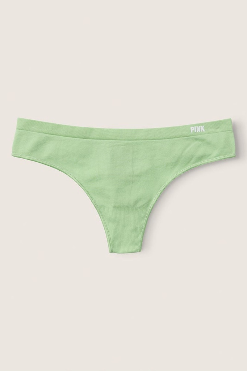 Victoria\'s Secret Seamless Tanga Knicker Soft Jade | 973054MFN