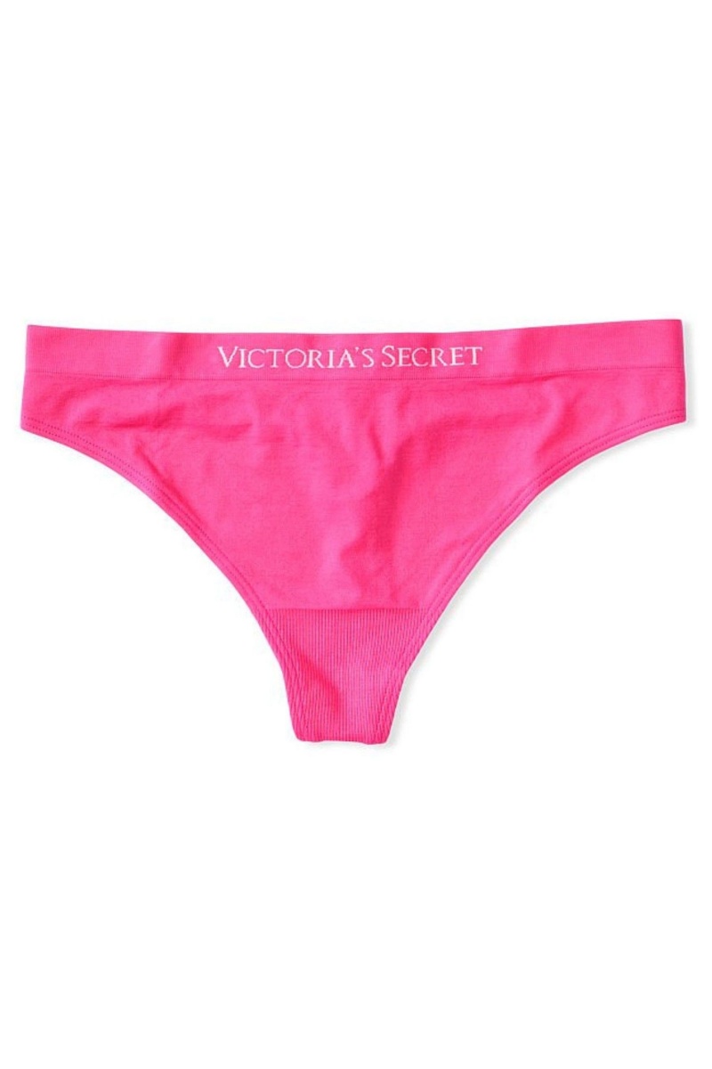 Victoria's Secret Seamless Tanga Knickers Almost Nude | 082573DXS