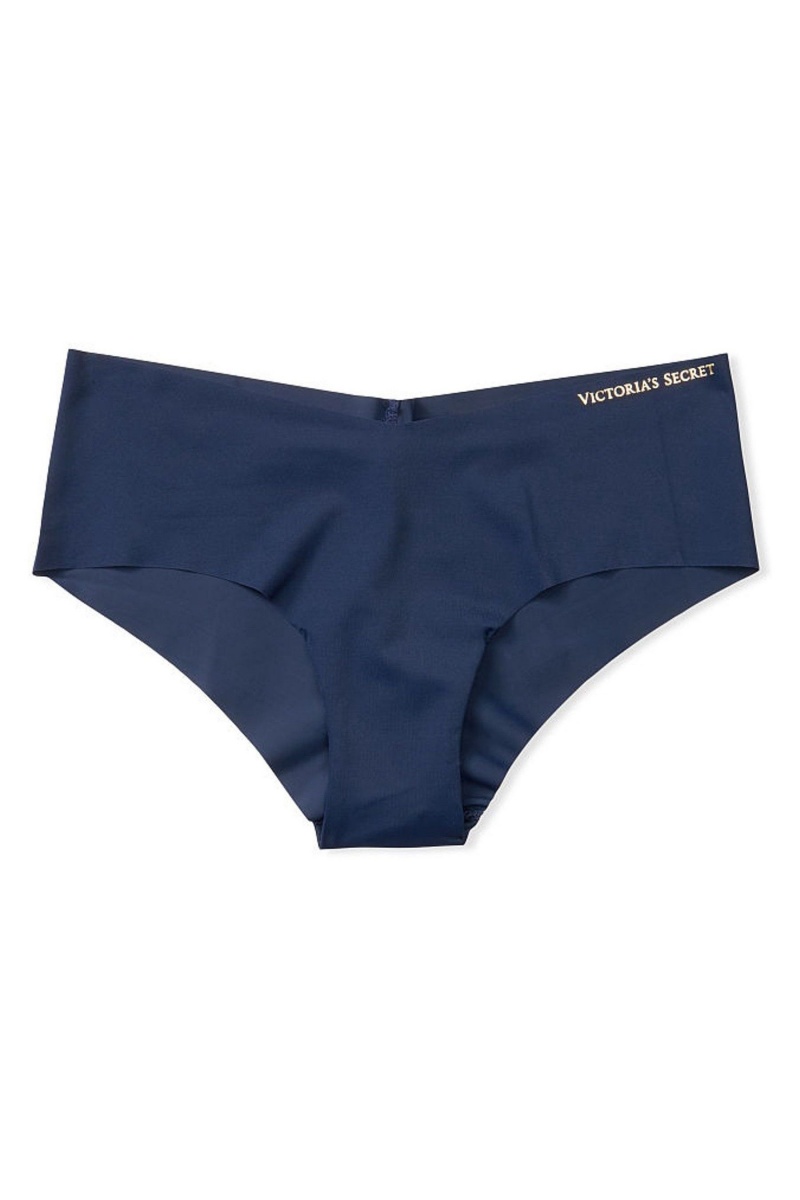 Victoria's Secret Sexy Illusions by Victorias Secret No Show Cheeky Joggery Navy Blau | 425769TDQ