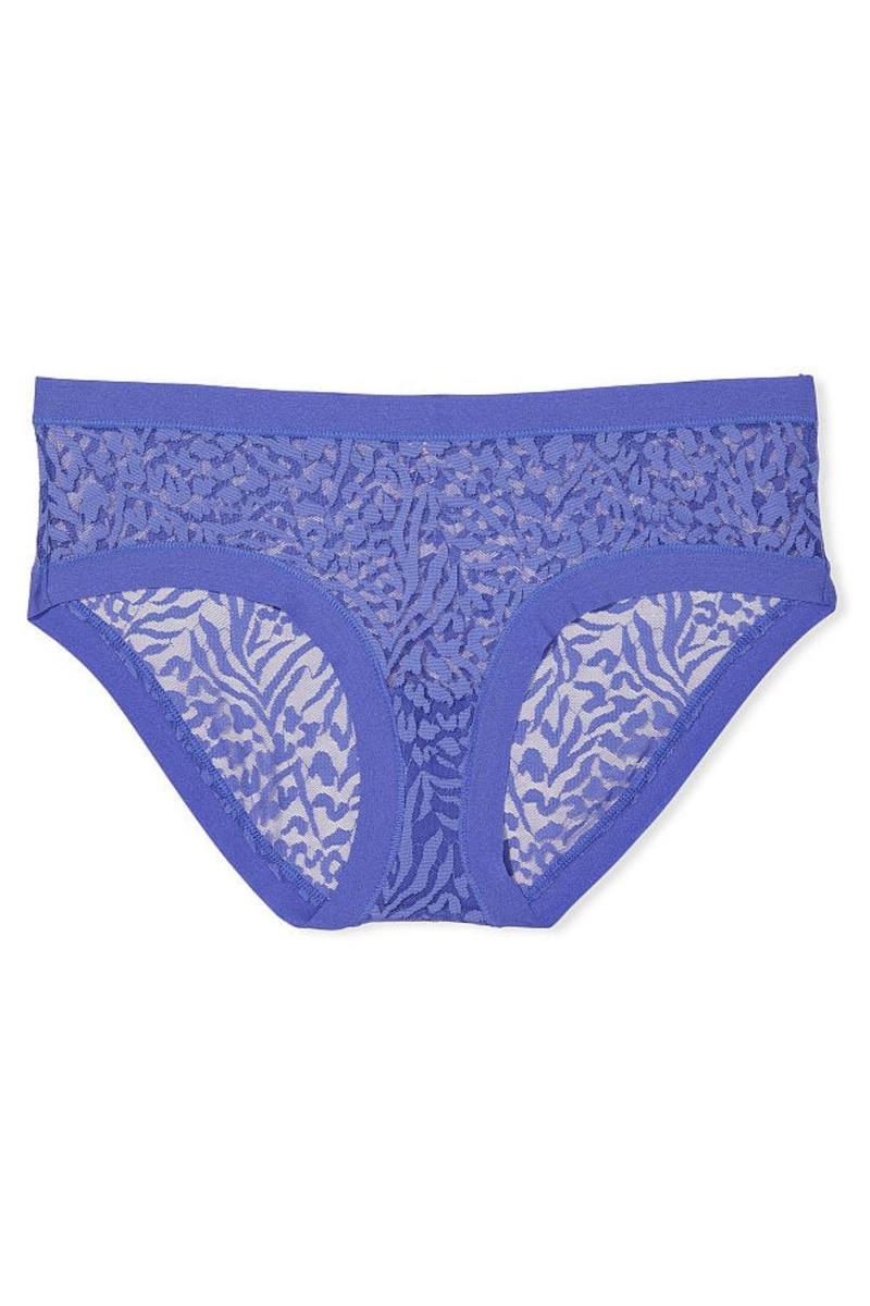 Victoria's Secret Sexy Illusions by Victorias Secret No Show Hipster Knickers Blau | 538409EGD