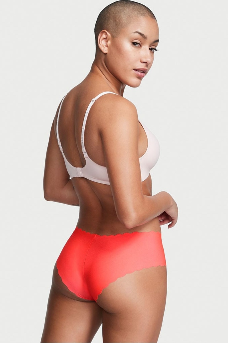 Victoria's Secret Sexy Illusions by Victorias Secret NoShow Cheeky Knickers Koralle Orange | 827936URX