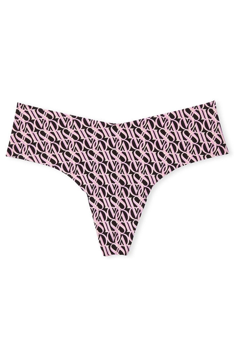 Victoria's Secret Sexy Illusions by Victorias Secret No Show Tanga Knickers Braun | 945763CKF