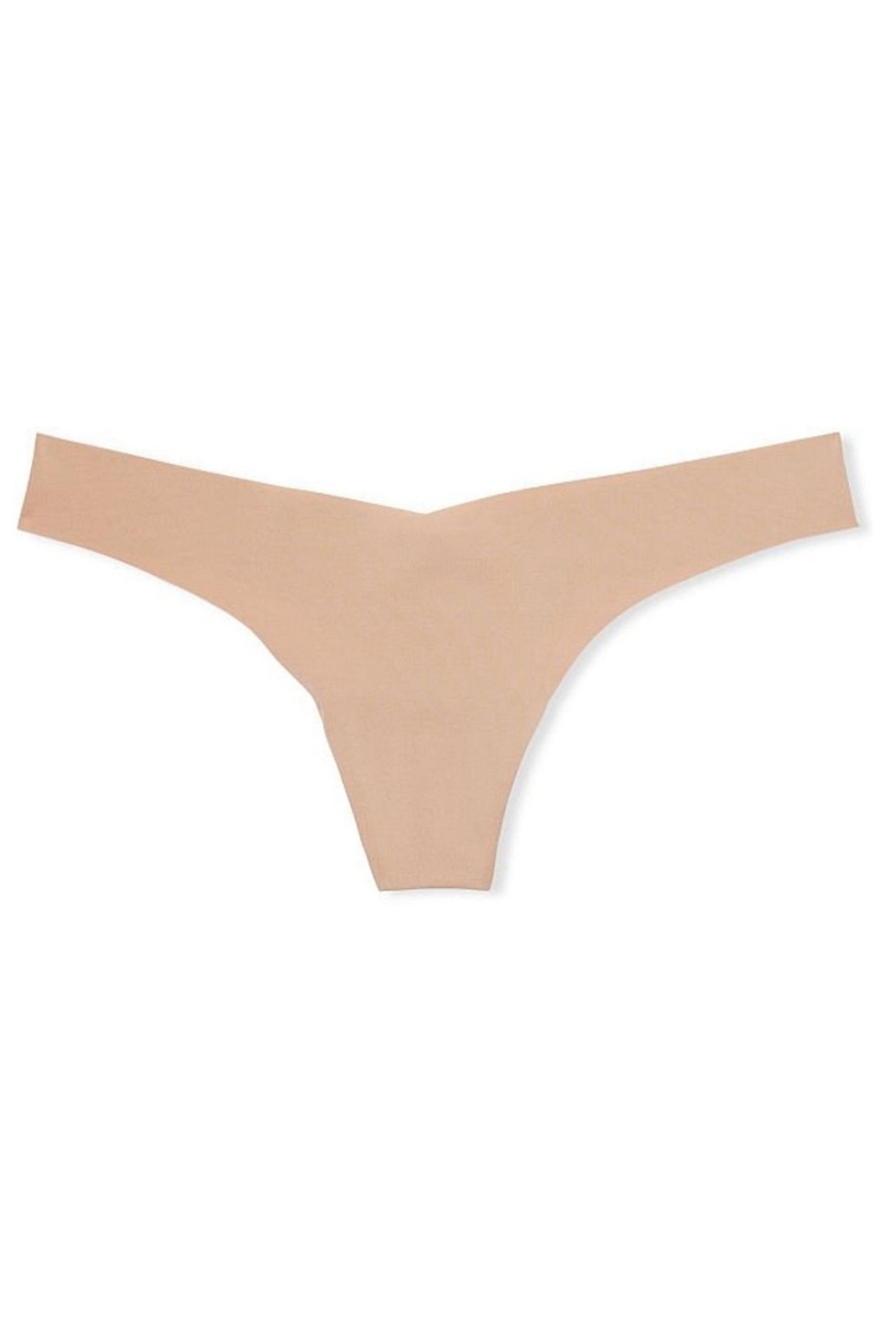 Victoria's Secret Sexy Illusions by Victorias Secret Tanga Knickers Sweet Praline Nude | 703158QXW