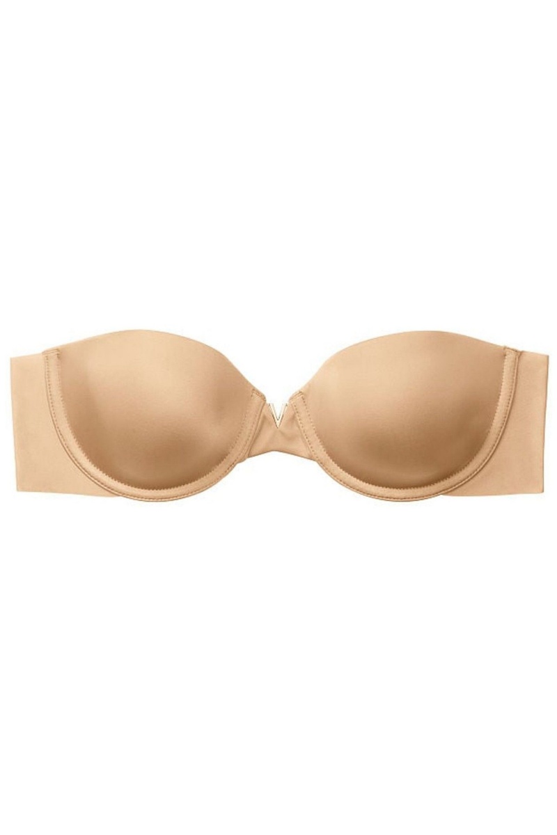 Victoria's Secret Sexy Illusions by Victorias Secret Smooth Lightly Gefütterte Multiway Strapless Bra Sweet Nougat Nude | 478205TVU