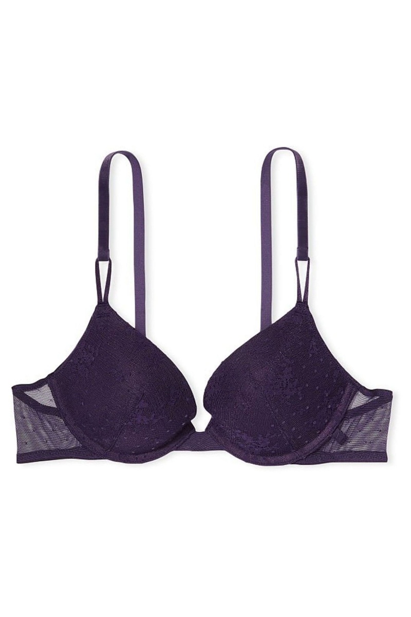 Victoria's Secret Sexy Tee Spitze T-Shirt Push Up Bra Schwarz | 738024IAG