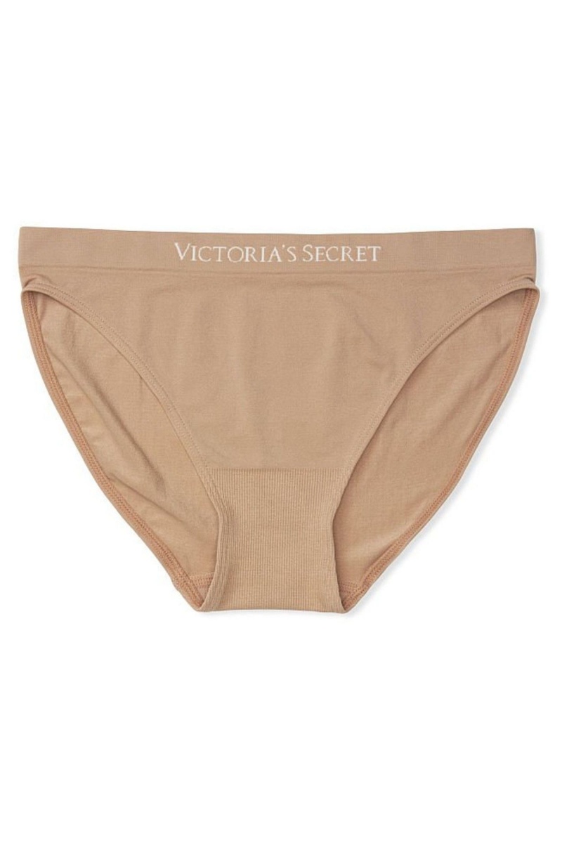 Victoria's Secret Smooth Bikini Knickers Sweet Praline Nude | 073154WOM