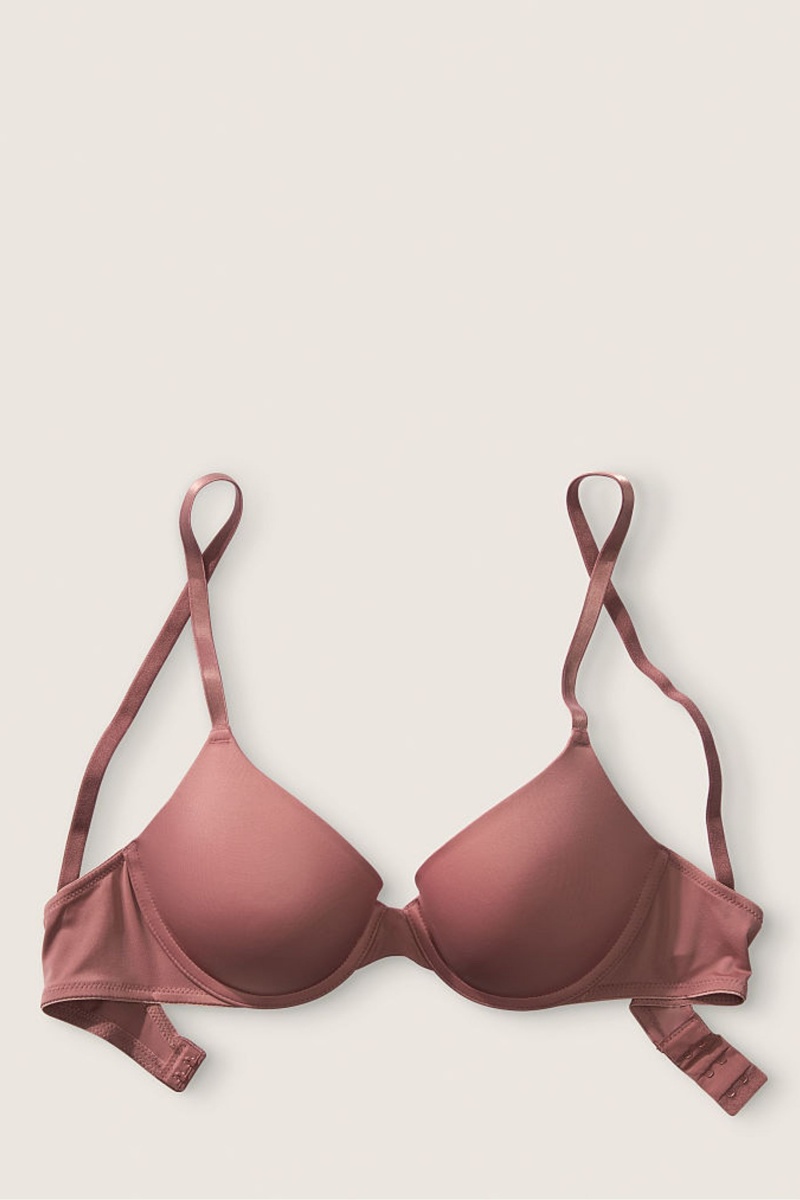 Victoria's Secret Smooth Push Up T-Shirt Bra Lila | 486271MPD