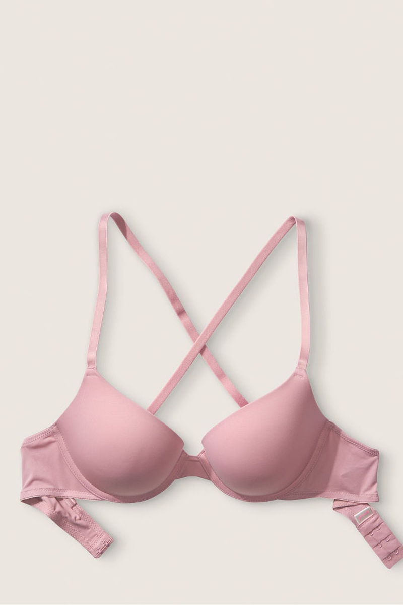 Victoria's Secret Smooth Push Up T-Shirt Bra Lila | 472063CLM