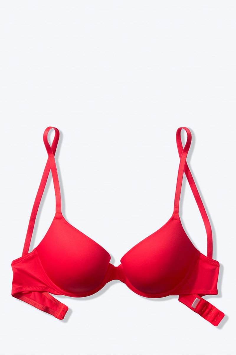 Victoria's Secret Smooth Push Up T-Shirt Bra Lila | 178024IDZ