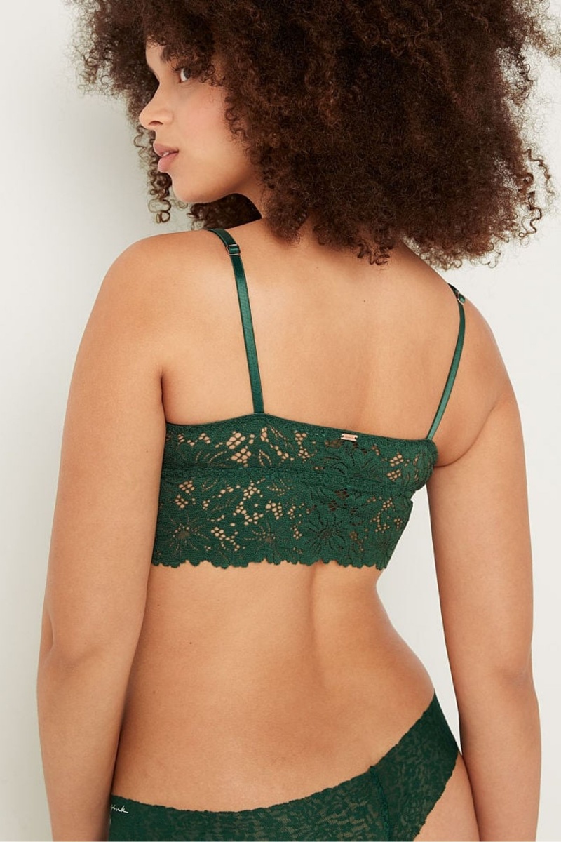 Victoria's Secret Spitze Longline Bralette Weiß | 021967WHA