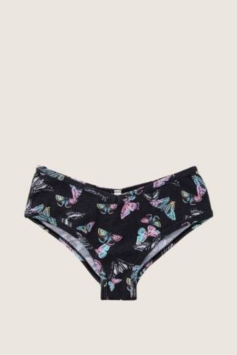 Victoria\'s Secret Stretch Baumwoll Baumwoll Cheeky Knickers Schwarz | 514763UFA