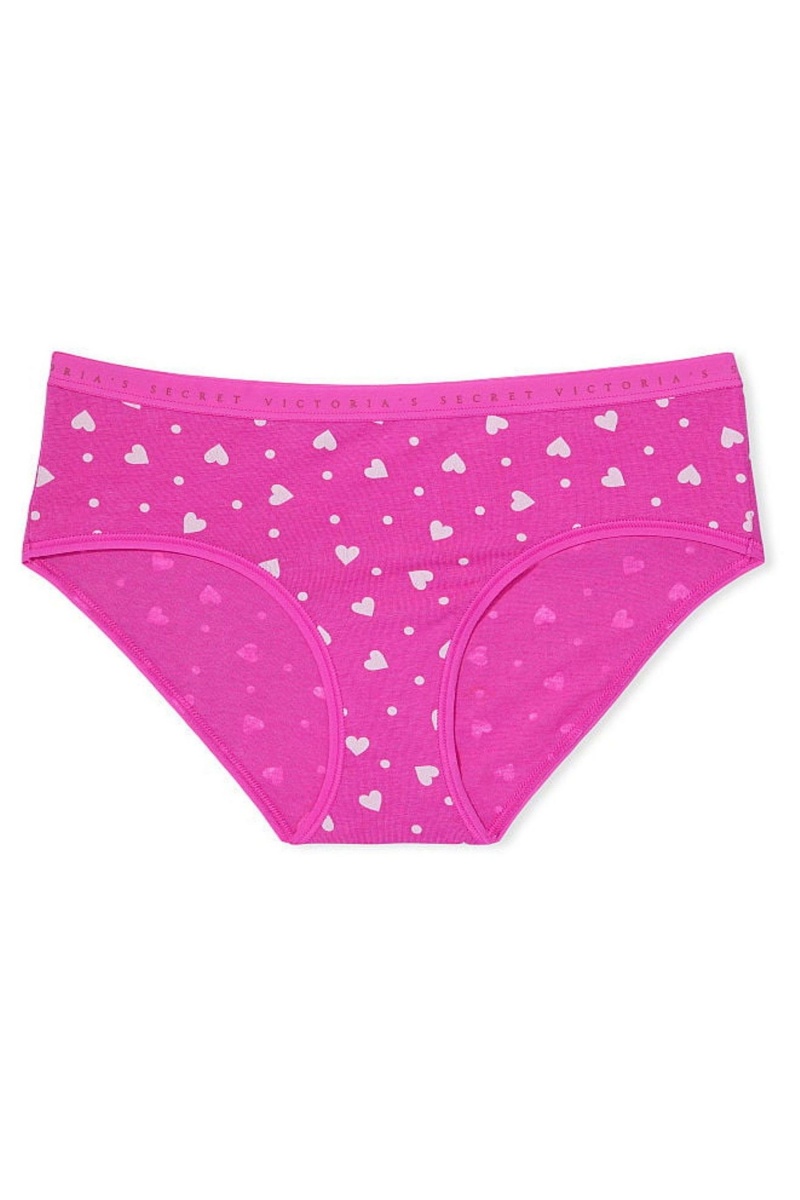 Victoria's Secret Stretch Baumwoll Stretch Baumwoll Hiphugger Panty Schwarz | 456028SBF