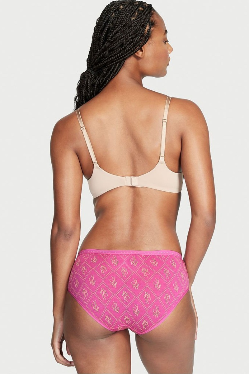 Victoria's Secret Stretch Baumwoll Stretch Baumwoll Hiphugger Panty Schwarz | 582369PNT