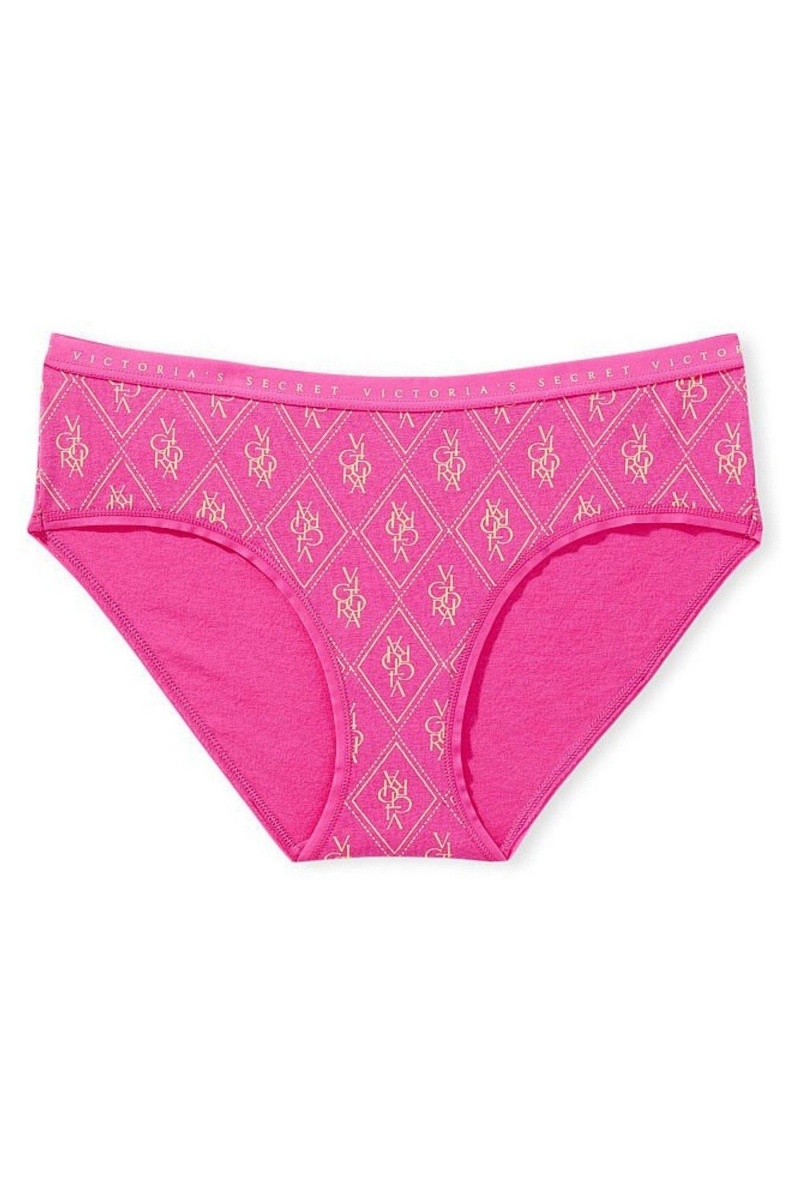 Victoria's Secret Stretch Baumwoll Stretch Baumwoll Hiphugger Panty Schwarz | 582369PNT