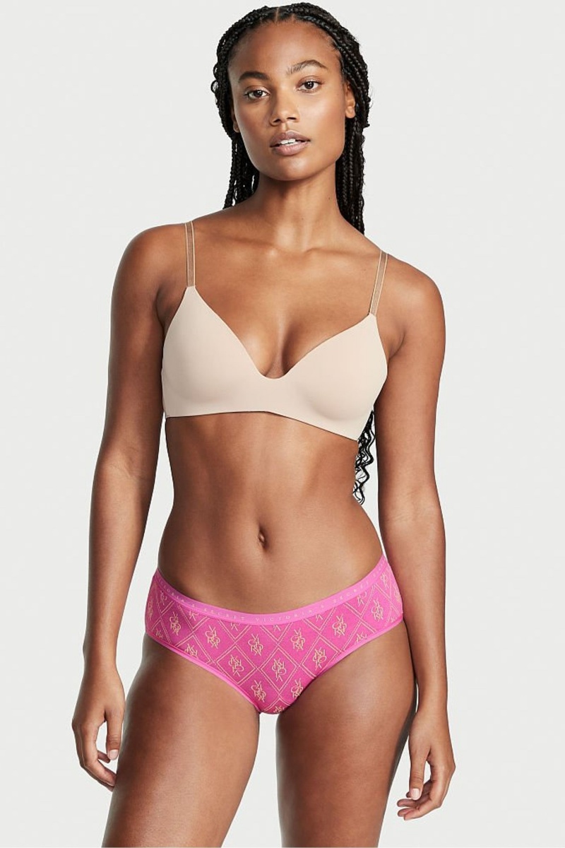 Victoria\'s Secret Stretch Baumwoll Stretch Baumwoll Hiphugger Panty Schwarz | 582369PNT